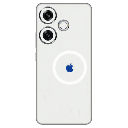 POCO Phone Skins (All Models) - iPhone Magsafe Logo - 3D Embossed Finish (L-320) Poco F6 (5G)