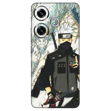 POCO Phone Skins (All Models) - Kakashi Hatake Naruto Anime - 3D Embossed Finish (L-46) Poco F6 (5G)