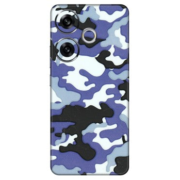 POCO Phone Skins (All Models) - Powerfull Military Camoflauge - 3D Embossed Finish (L-49) Poco F6 (5G)