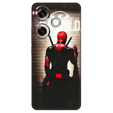 POCO Phone Skins (All Models) - Deadpool - 3D Embossed Finish (L-56) Poco F6 (5G)