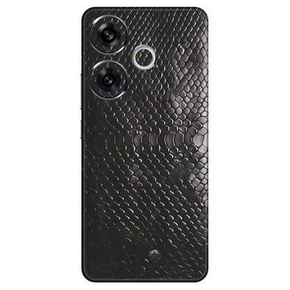 POCO Phone Skins (All Models) - Black Snack Leather - Matte Finish (M-147) Poco F6 (5G)