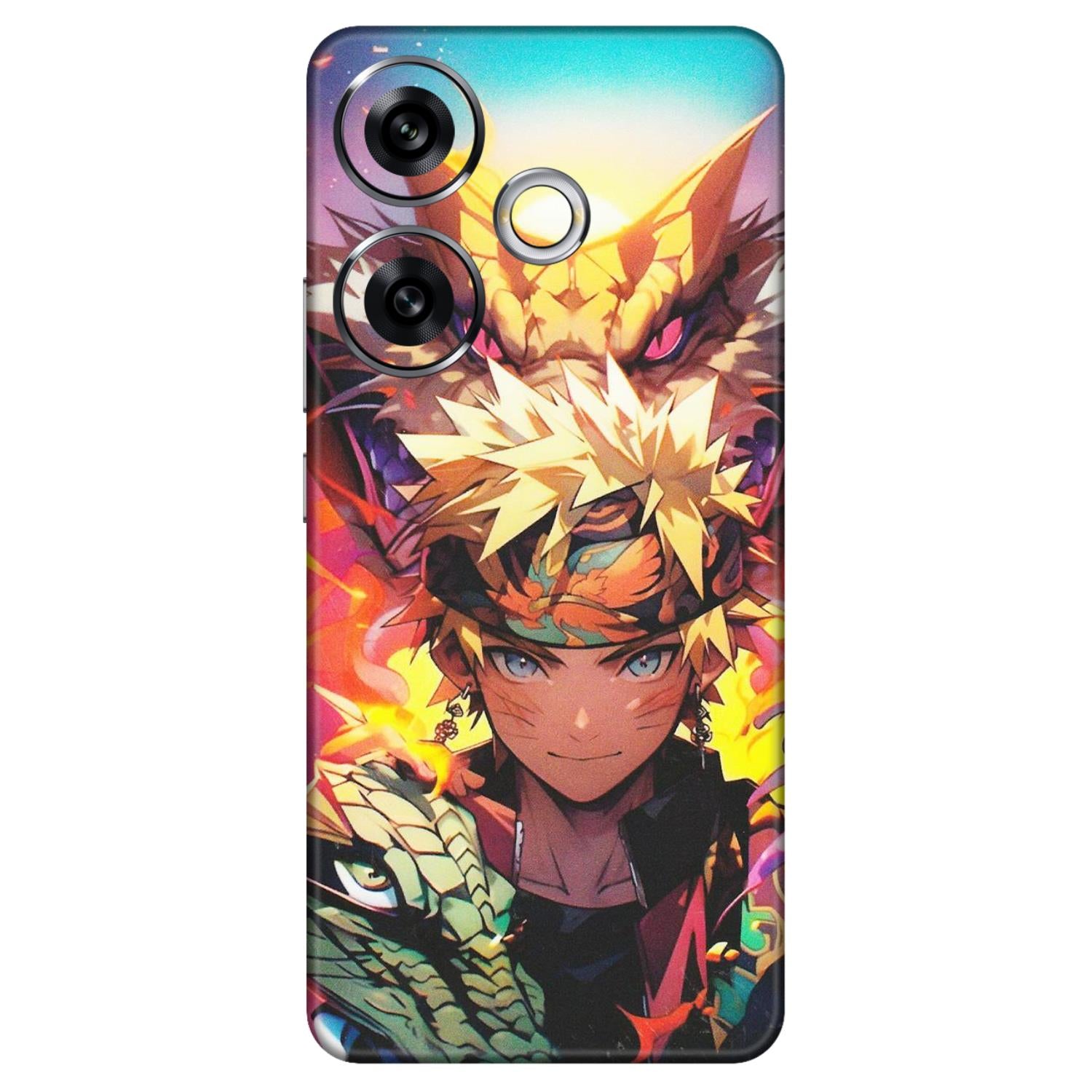 POCO Phone Skins (All Models) - Angry Naruto Anime - Matte Finish (M-148) Poco F6 (5G)