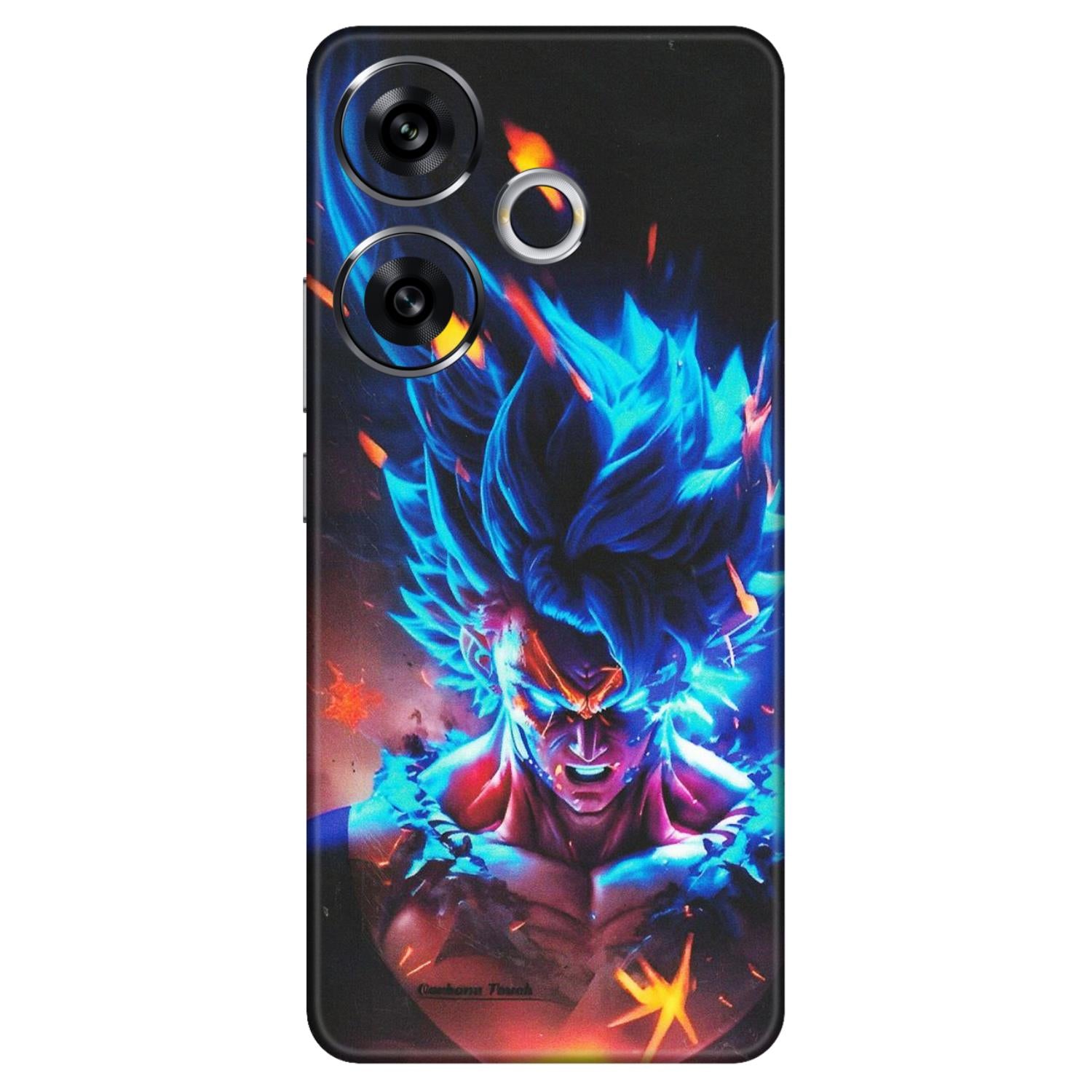 POCO Phone Skins (All Models) - Angry Goku Dragon Ball Anime - Matte Finish (M-150) Poco F6 (5G)