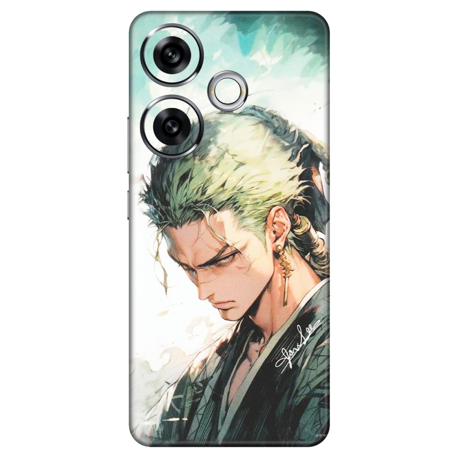 POCO Phone Skins (All Models) - Pirate Hunter One Piece Anime - Matte Finish (M-157) Poco F6 (5G)