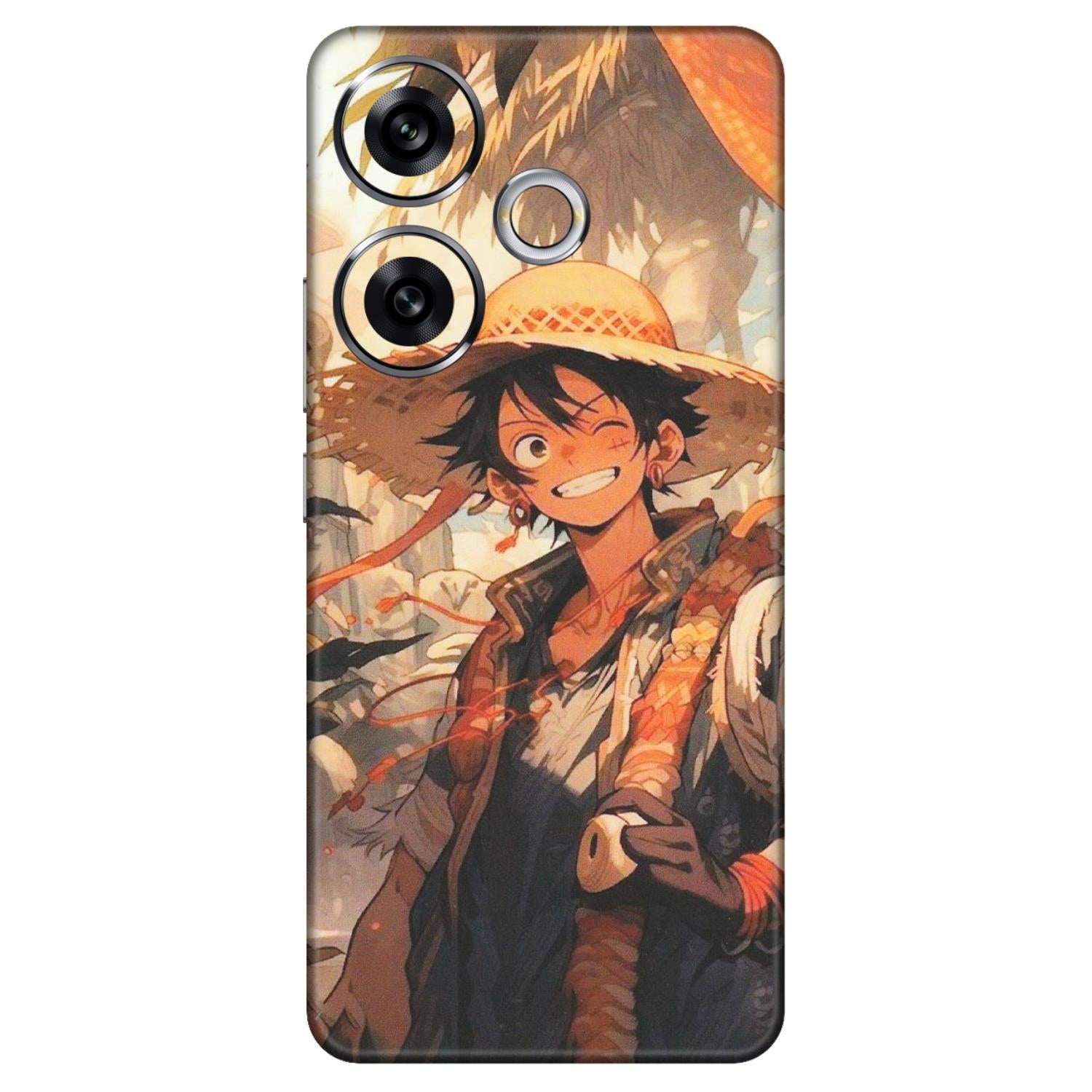 POCO Phone Skins (All Models) - Anime Character Smile - Matte Finish (M-33) Poco F6 (5G)