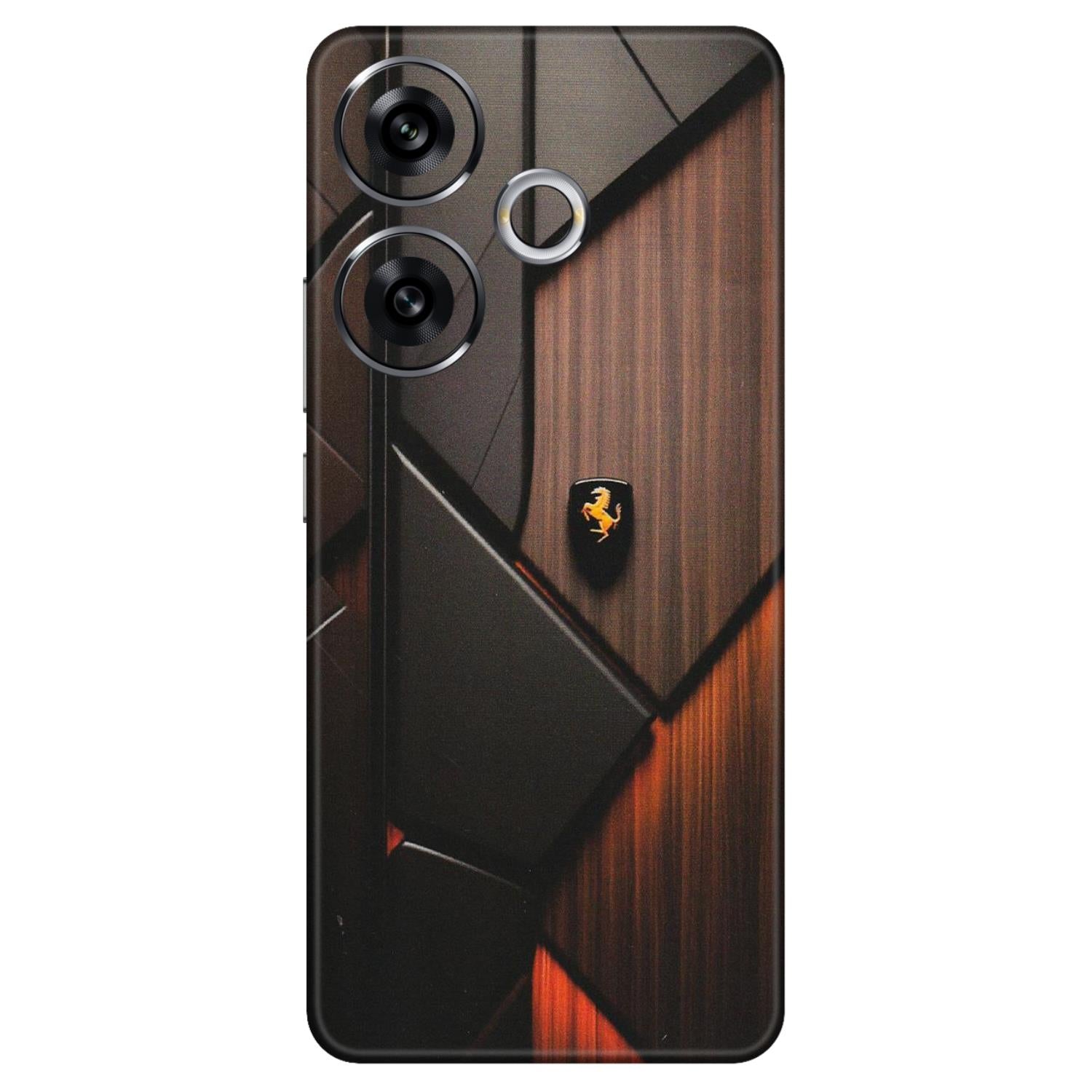 POCO Phone Skins (All Models) - Lambo Beauty Wood Pattern Sober - Matte Finish (M-51) Poco F6 (5G)