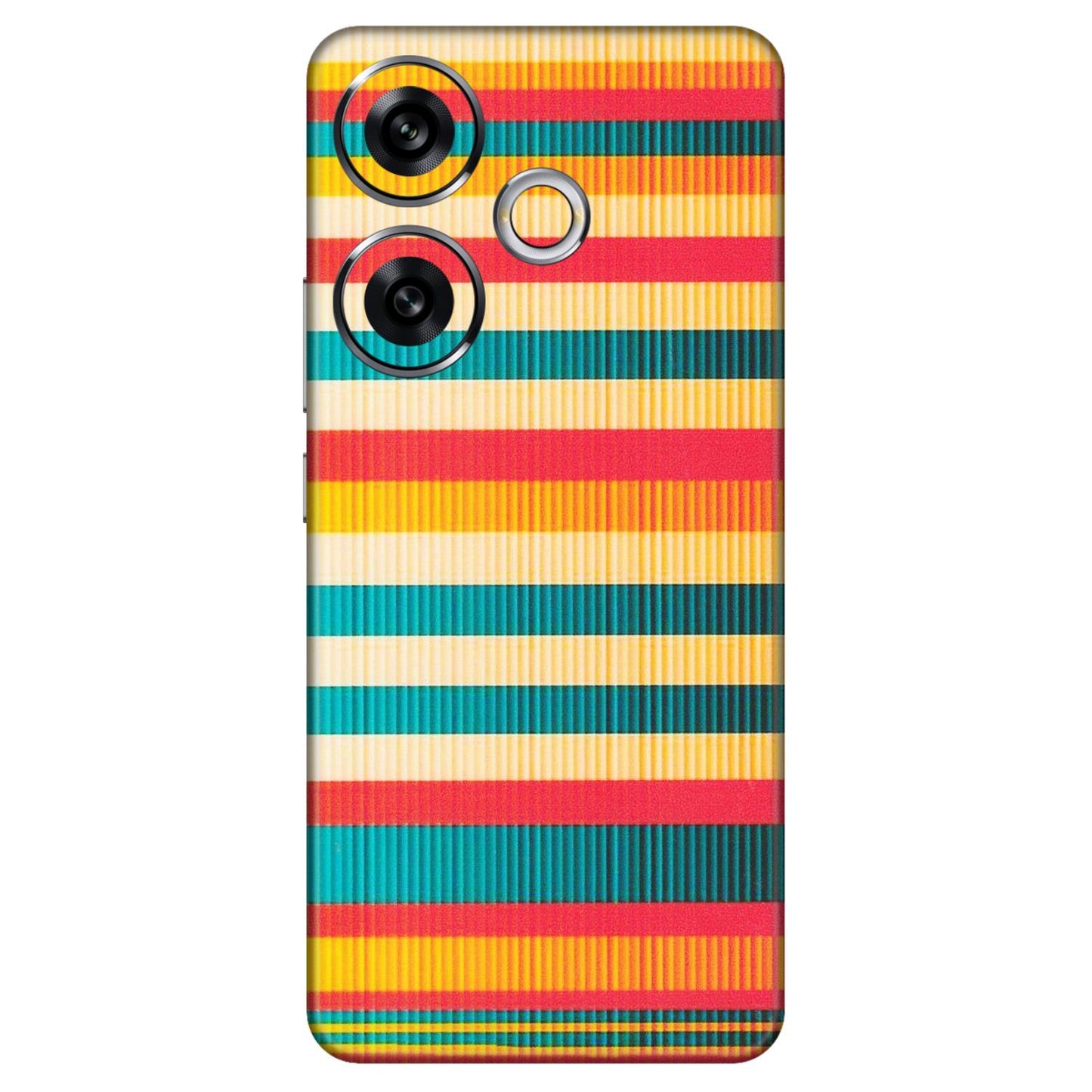 POCO Phone Skins (All Models) - Colourful Stripes Soothing Effect - Matte Finish (M-86) Poco F6 (5G)