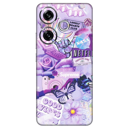 POCO Phone Skins (All Models) - Supreme Purple Magic - Matte Finish (M-88) Poco F6 (5G)