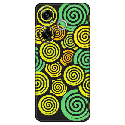 POCO Phone Skins (All Models) - Crazy Spiral - Matte Finish (M-91) Poco F6 (5G)