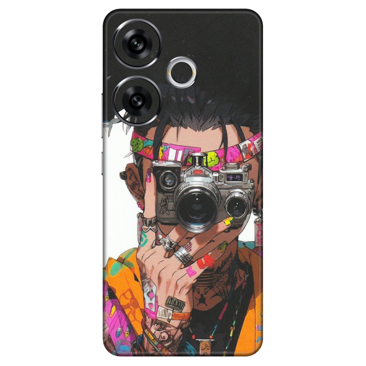 POCO Phone Skins (All Models) - Camera Lover Girl - Matte Finish (M-09) Poco F6 (5G)