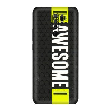 POCO Phone Skins (All Models) - Just Be Awesome - 3D Embossed Finish (L-101) Poco M2