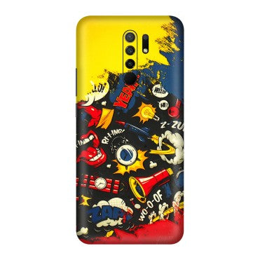 POCO Phone Skins (All Models) - Pacific Doodle Art - 3D Embossed Finish (L-120) Poco M2