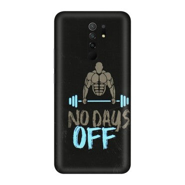 POCO Phone Skins (All Models) - Gym Lover - 3D Embossed Finish (L-127) Poco M2