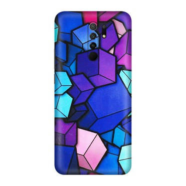 POCO Phone Skins (All Models) - Cube Doodle - 3D Embossed Finish (L-141) Poco M2