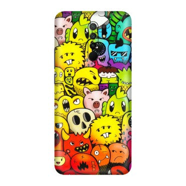 POCO Phone Skins (All Models) - Angry Funkies - 3D Embossed Finish (L-169) Poco M2