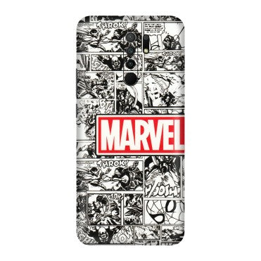 POCO Phone Skins (All Models) - Marvel Comic - 3D Embossed Finish (L-171) Poco M2