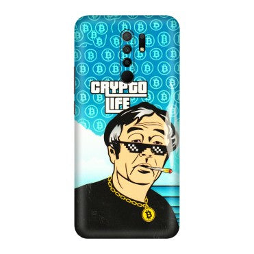POCO Phone Skins (All Models) - Crypto Thug Life - 3D Embossed Finish (L-179) Poco M2