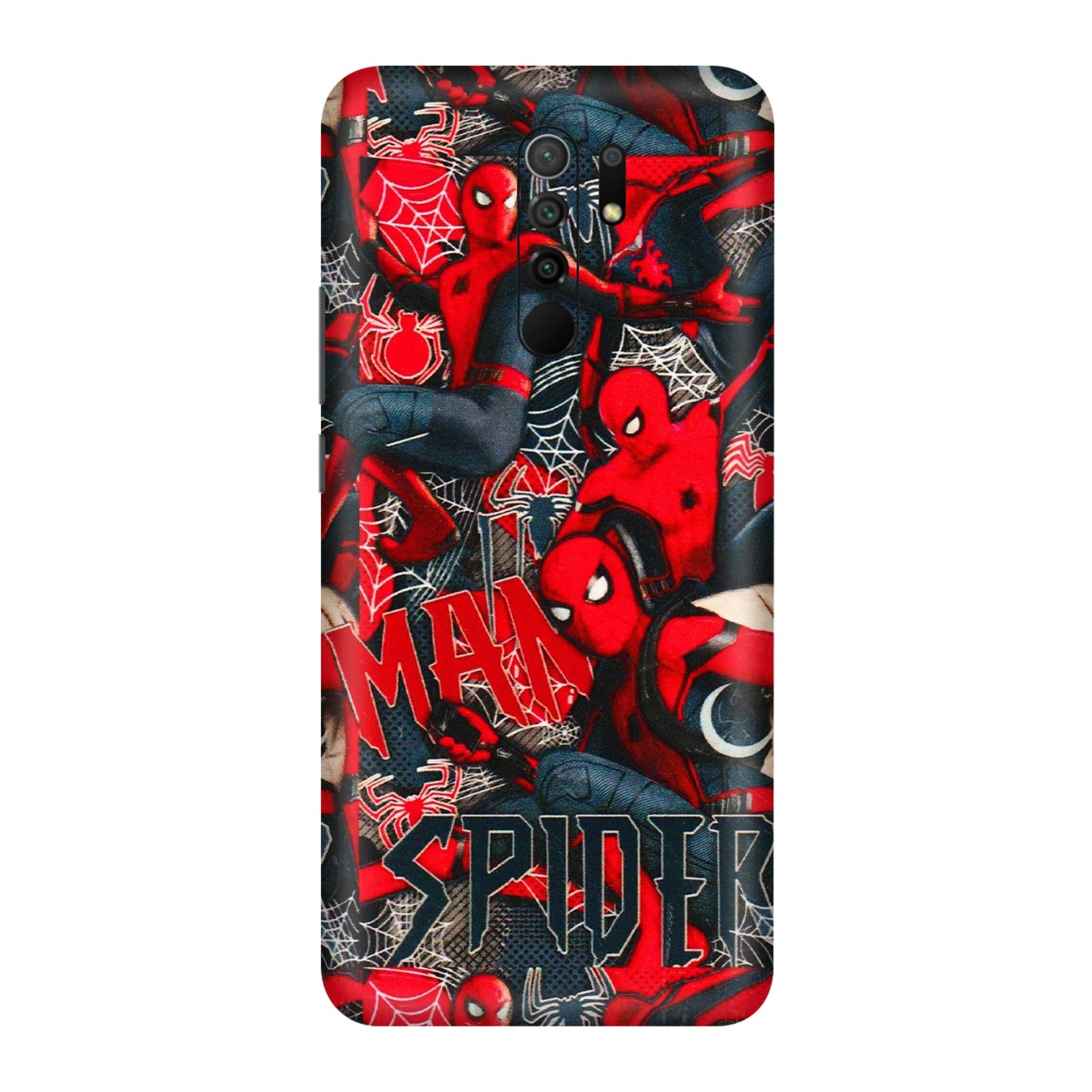 POCO Phone Skins (All Models) - SpiderMan Cool - 3D Embossed Finish (L-188) Poco M2