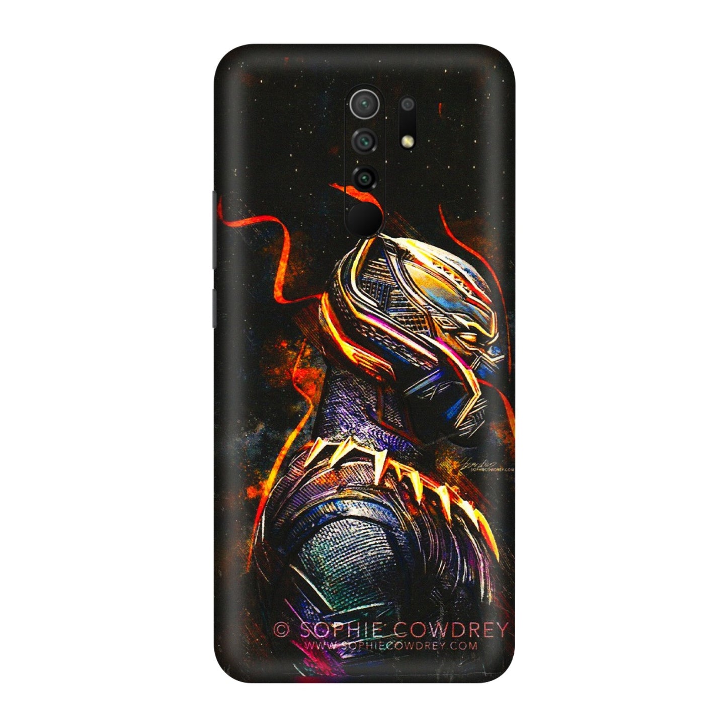 POCO Phone Skins (All Models) - Black Panther - 3D Embossed Finish (L-190) Poco M2
