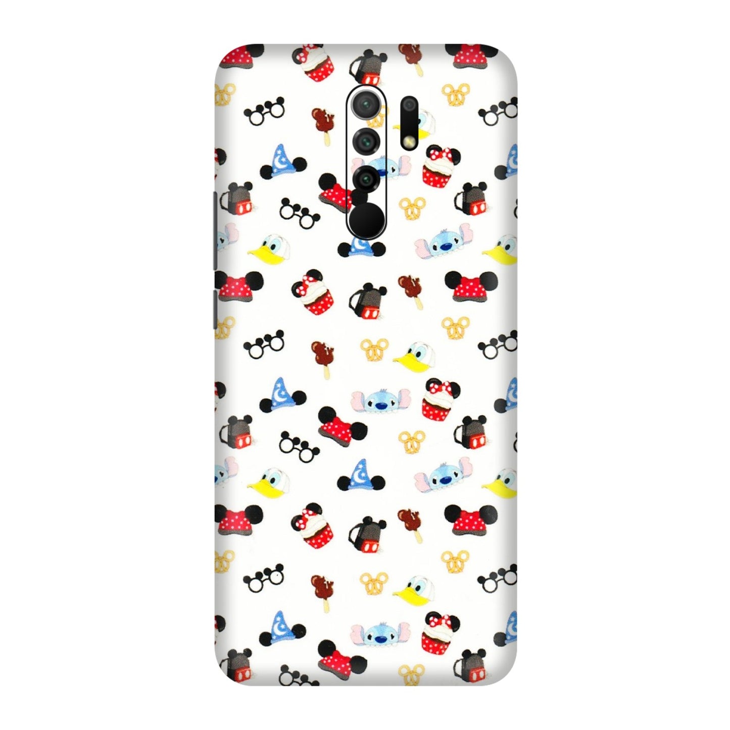 POCO Phone Skins (All Models) - Minnie Mouse & Donald Doodles s - 3D Embossed Finish (L-194) Poco M2