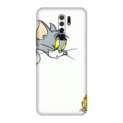 POCO Phone Skins (All Models) - Cute Tom And Jerry - 3D Embossed Finish (L-220) Poco M2