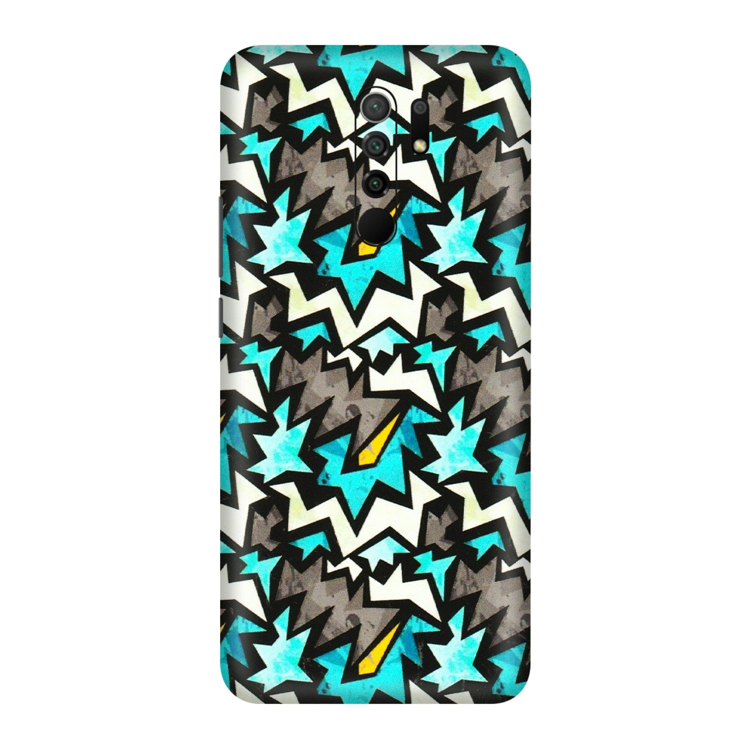 POCO Phone Skins (All Models) - Funky Zig Zag - 3D Embossed Finish (L-223) Poco M2