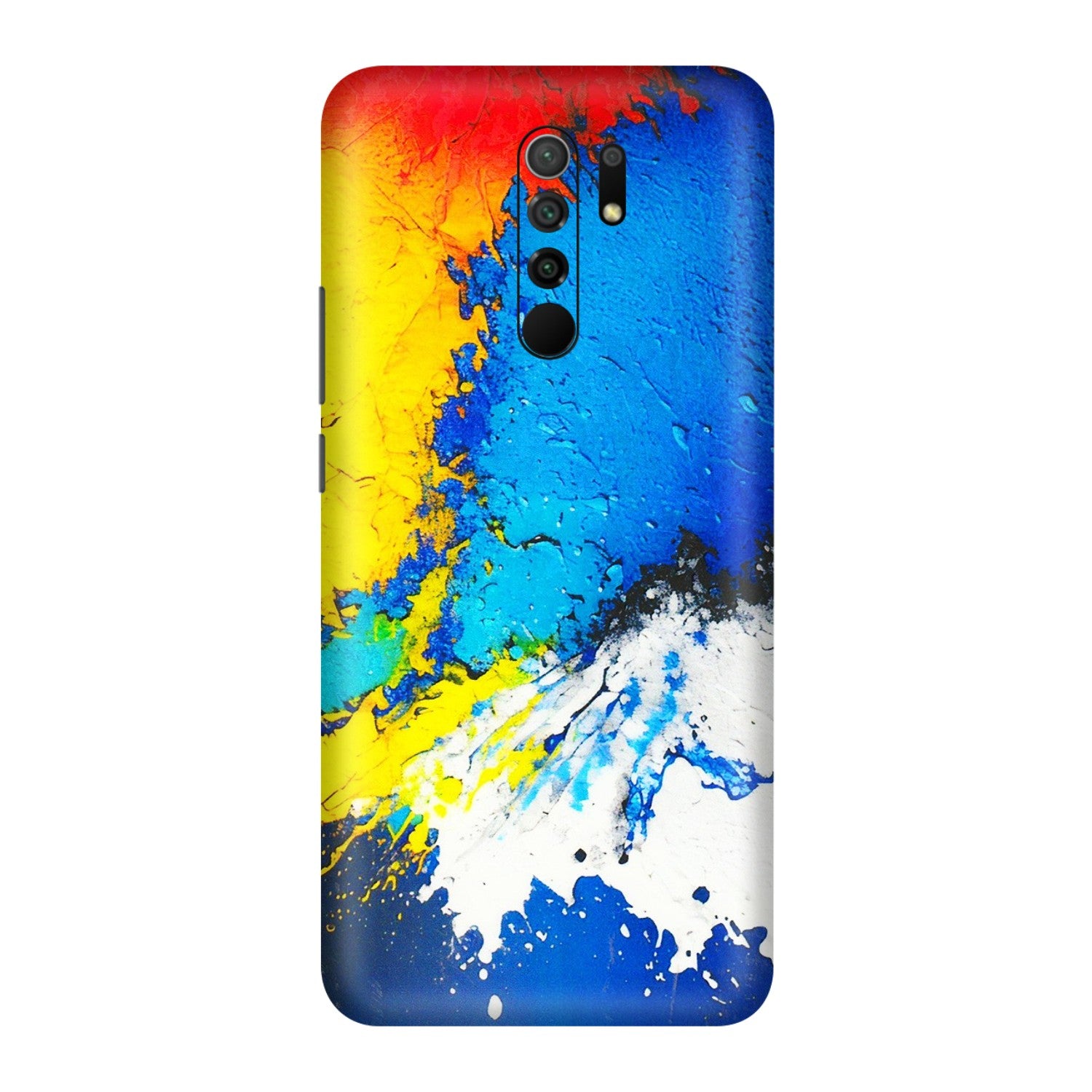 POCO Phone Skins (All Models) - Acrylic Paint Spill - 3D Embossed Finish (L-229) Poco M2