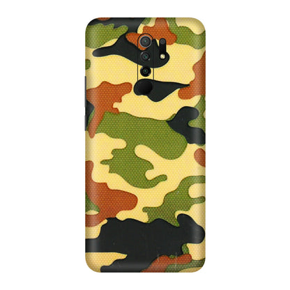 POCO Phone Skins (All Models) - Indian Military - 3D Embossed Finish (L-234) Poco M2