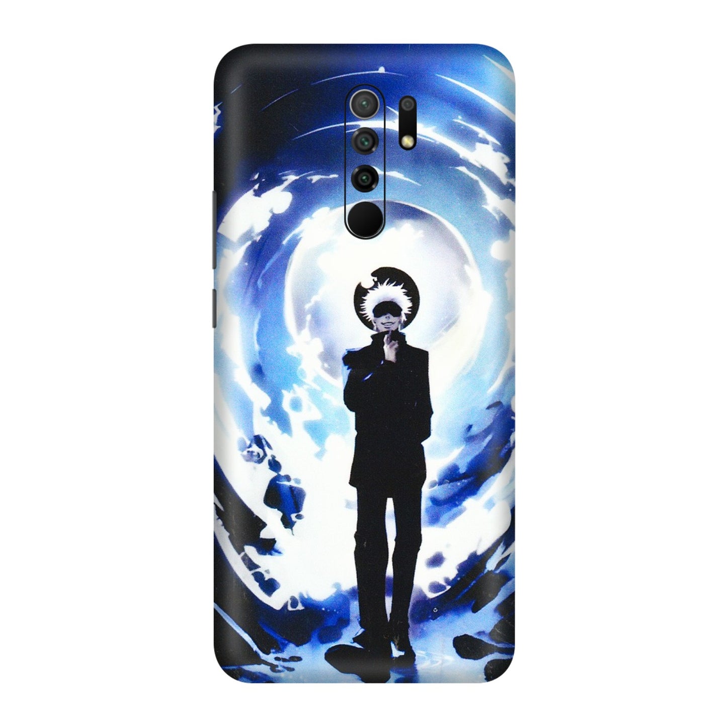 POCO Phone Skins (All Models) - Satoru Gojo Dark Blue - 3D Embossed Finish (L-235) Poco M2