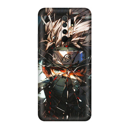 POCO Phone Skins (All Models) - Kakashi Shattered Glass Effect - 3D Embossed Finish (L-237) Poco M2