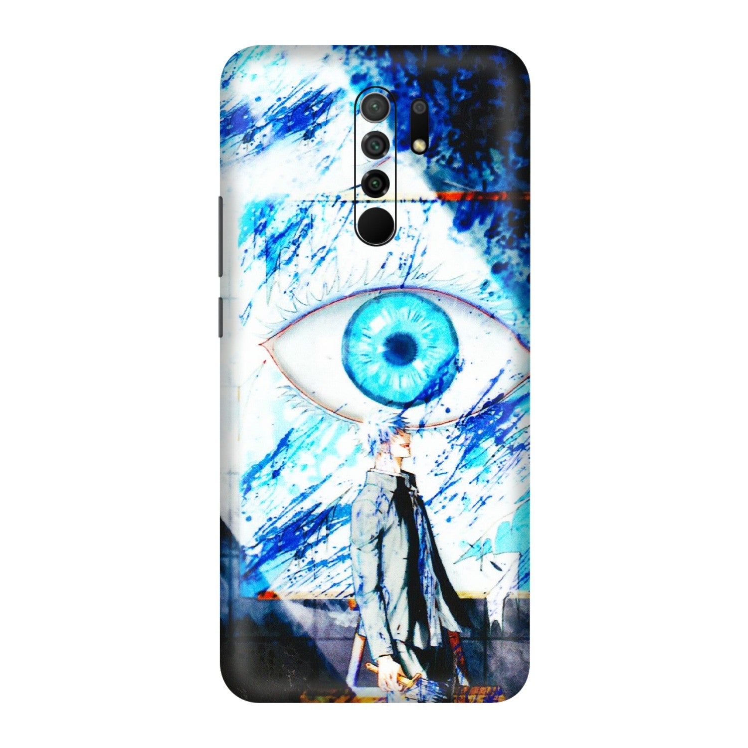 POCO Phone Skins (All Models) - Gojo Satoru evil eye - 3D Embossed Finish (L-239) Poco M2