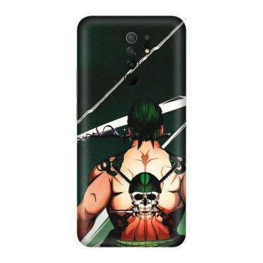 POCO Phone Skins (All Models) - Zoro Anime - 3D Embossed Finish (L-23) Poco M2