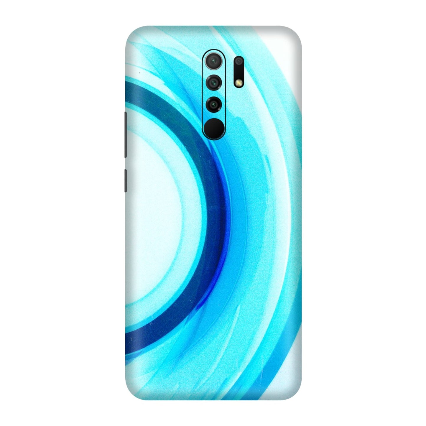 POCO Phone Skins (All Models) - The Blue Curve - 3D Embossed Finish (L-244) Poco M2