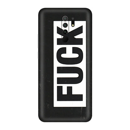 POCO Phone Skins (All Models) - The F Word - 3D Embossed Finish (L-255) Poco M2