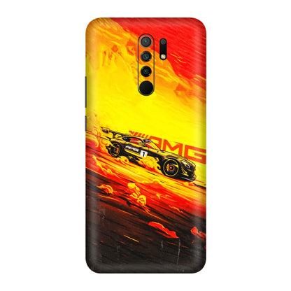 POCO Phone Skins (All Models) - AMG Car Speed Cover - 3D Embossed Finish (L-256) Poco M2