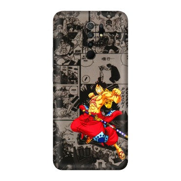 POCO Phone Skins (All Models) - One Piece Rocket Punch Manga - 3D Embossed Finish (L-25) Poco M2