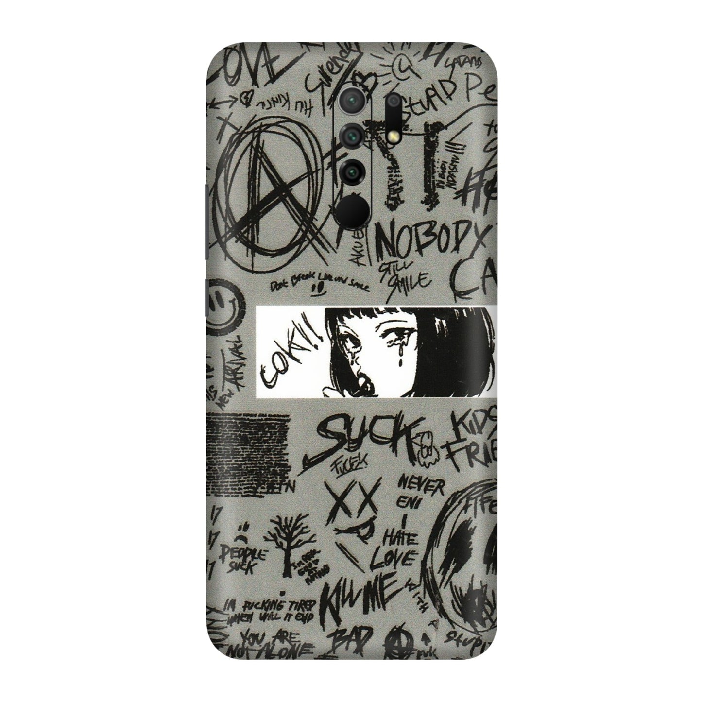 POCO Phone Skins (All Models) - Never Have Love Anime - 3D Embossed Finish (L-260) Poco M2