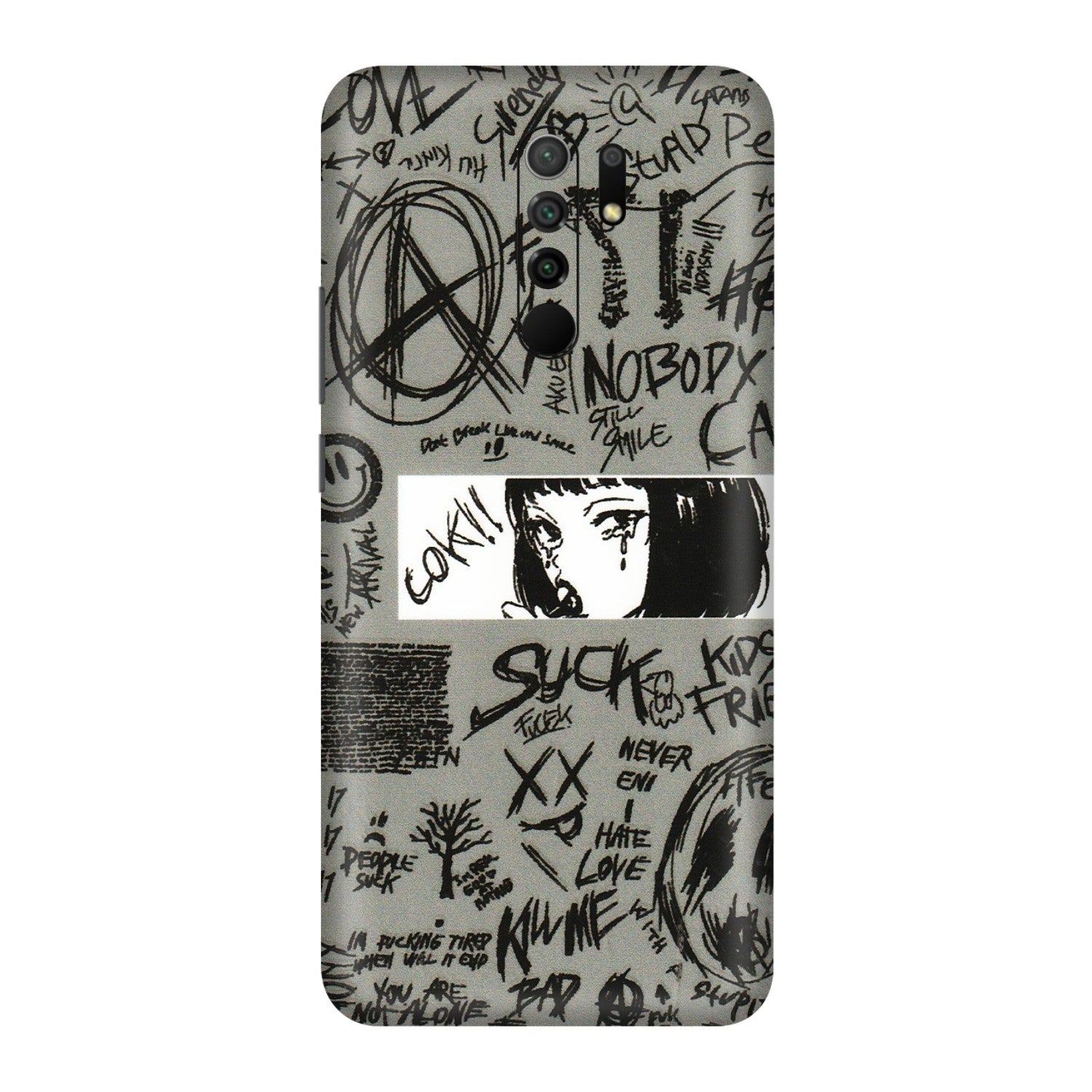 POCO Phone Skins (All Models) - Never Have Love Anime - 3D Embossed Finish (L-260) Poco M2