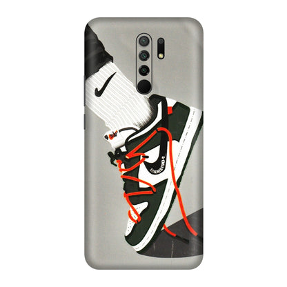 POCO Phone Skins (All Models) - New Grey Sneaker - 3D Embossed Finish (L-261) Poco M2