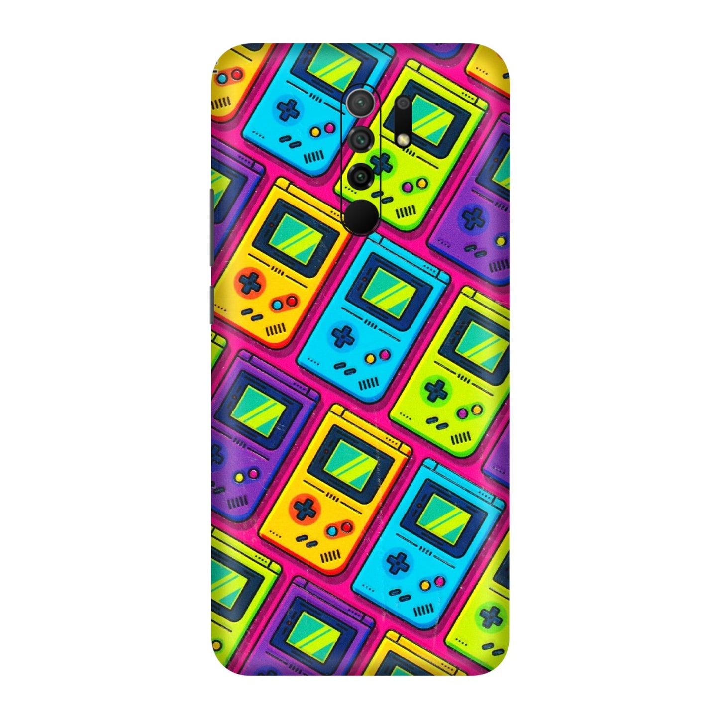 POCO Phone Skins (All Models) - Gameboy Colourful - 3D Embossed Finish (L-266) Poco M2