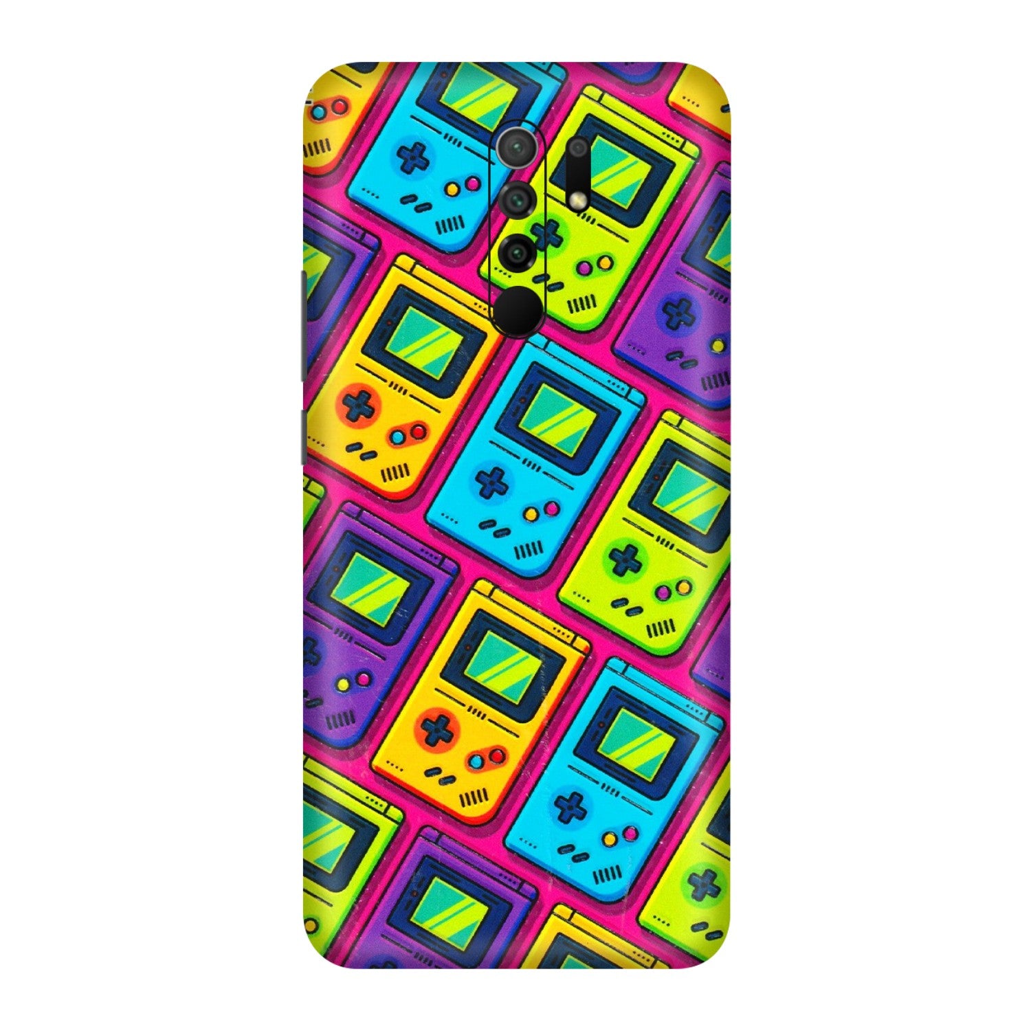 POCO Phone Skins (All Models) - Gameboy Colourful - 3D Embossed Finish (L-266) Poco M2