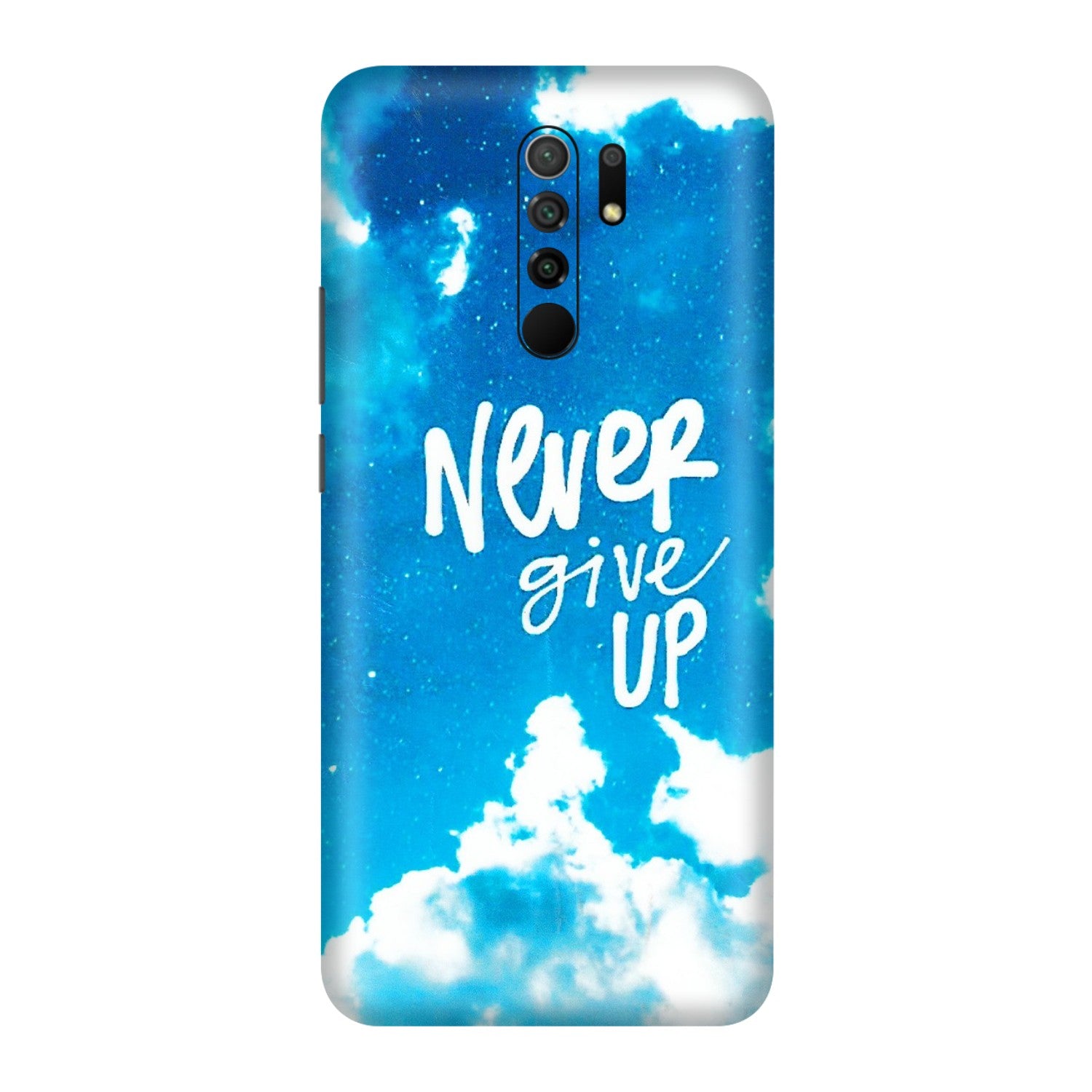 POCO Phone Skins (All Models) - Never Give Up - 3D Embossed Finish (L-279) Poco M2