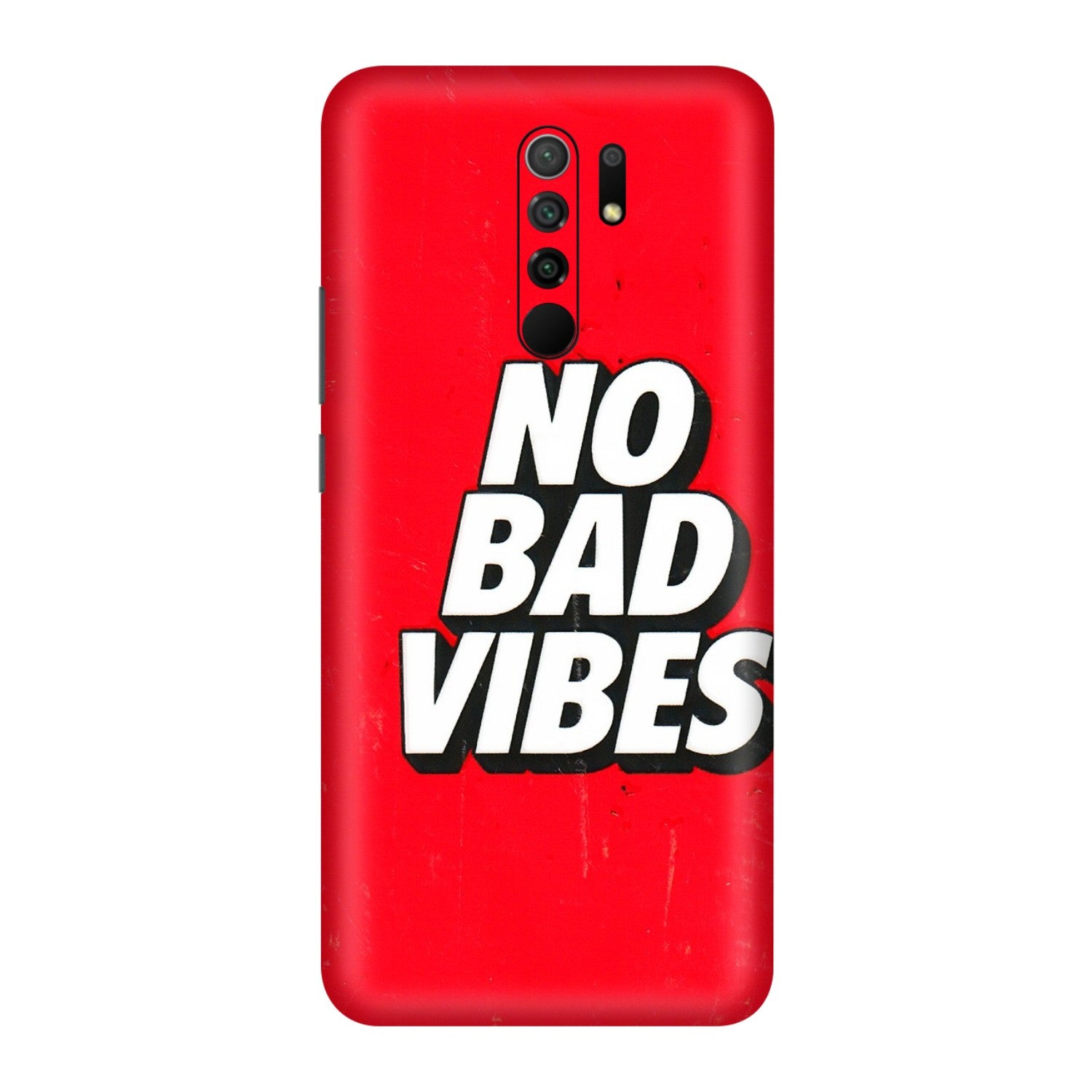 POCO Phone Skins (All Models) - No Bad Vibes - 3D Embossed Finish (L-280) Poco M2