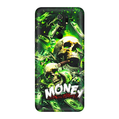 POCO Phone Skins (All Models) - Skull Money - 3D Embossed Finish (L-303) Poco M2