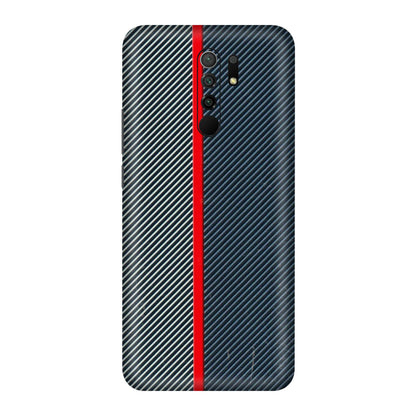 POCO Phone Skins (All Models) - Blue Sober Lines - 3D Embossed Finish (L-305) Poco M2