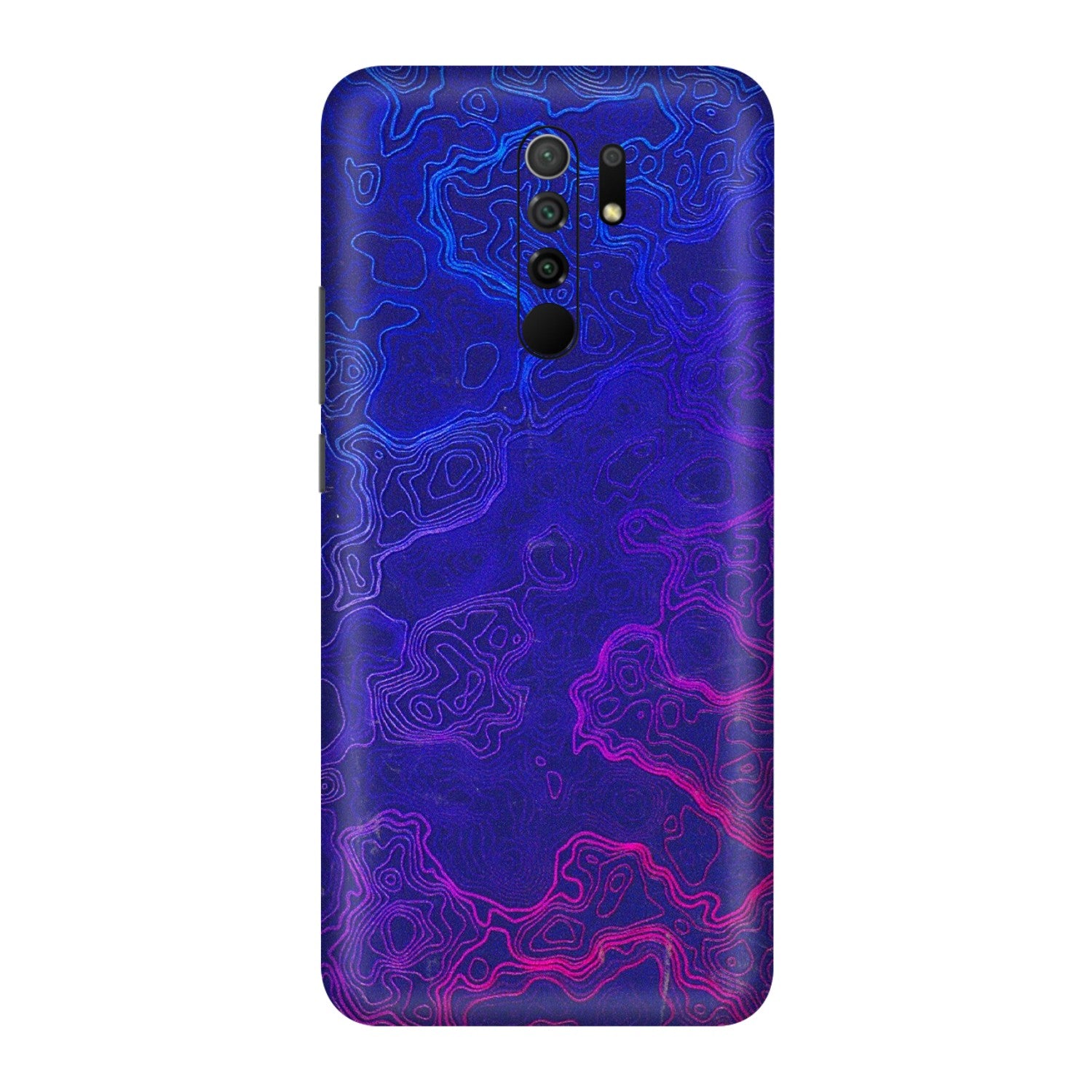 POCO Phone Skins (All Models) - Purple Ripples Swirl - 3D Embossed Finish (L-314) Poco M2