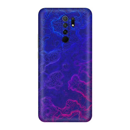 POCO Phone Skins (All Models) - Purple Ripples Swirl - 3D Embossed Finish (L-314) Poco M2