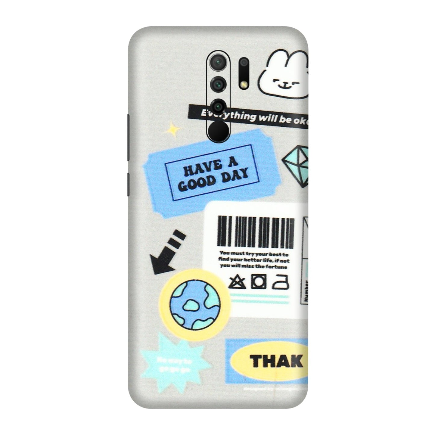 POCO Phone Skins (All Models) - Will Be Okay Design - 3D Embossed Finish (L-316) Poco M2