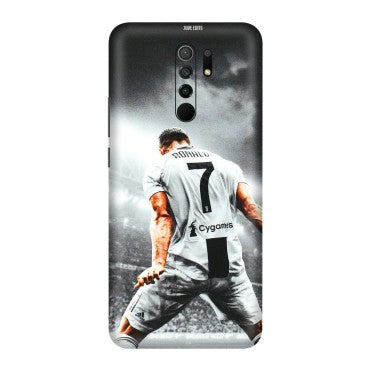 POCO Phone Skins (All Models) - Ronaldo CR7 Crazy - 3D Embossed Finish (L-44) Poco M2