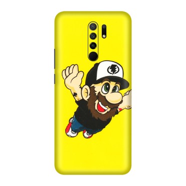 POCO Phone Skins (All Models) - Flying Beardo - 3D Embossed Finish (L-60) Poco M2